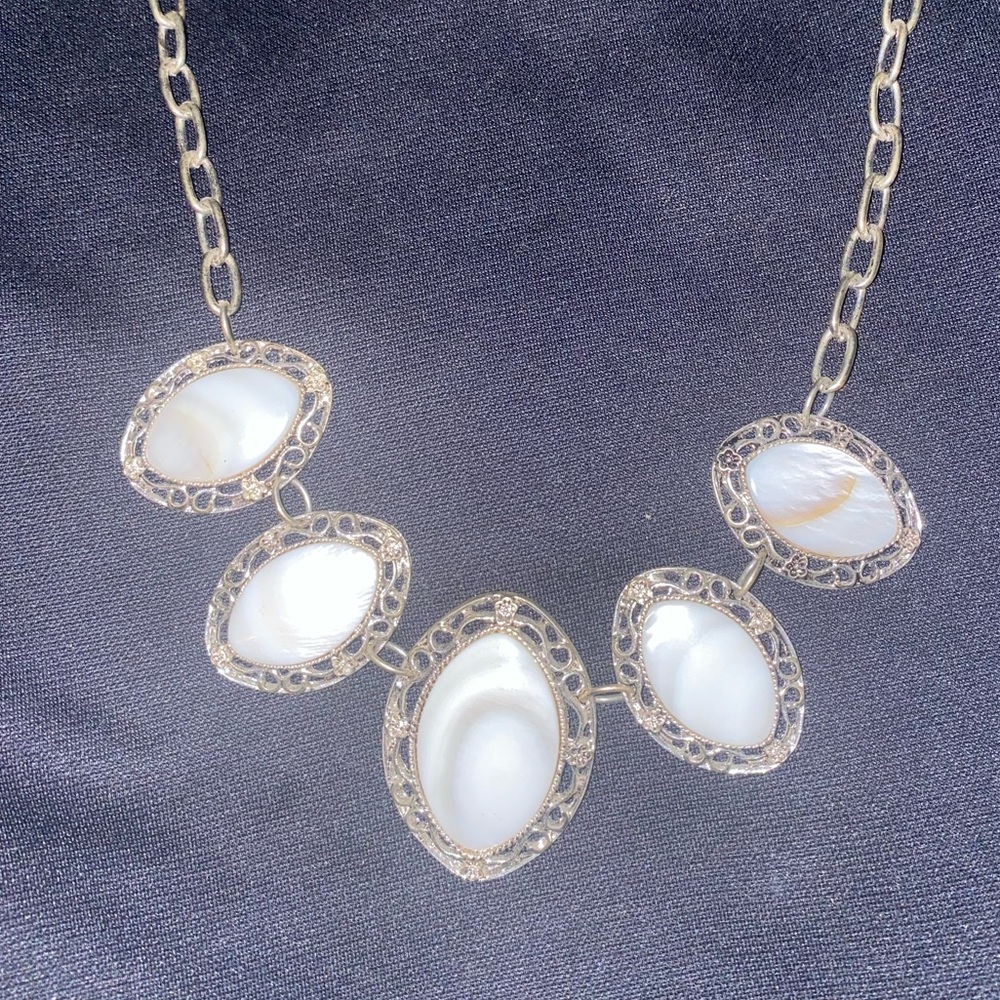 White & Silver Necklace